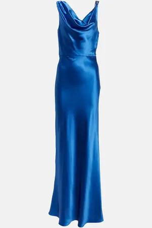 VERONICA BEARD Sanderson satin maxi dress