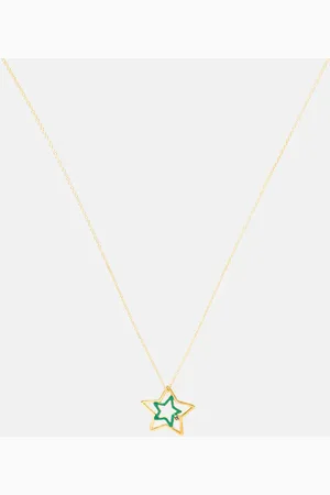 Aliita Estrella 9kt gold necklace with blue sapphire
