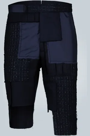 Thom Browne Deconstructed patchwork wool shorts