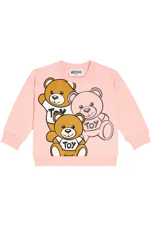 Moschino Baby Teddy Bear cotton jersey sweatshirt
