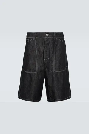 Kenzo Sailor embroidered denim shorts