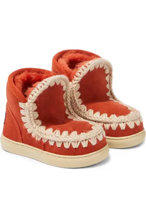 Mou Shearling-lined suede sneakers