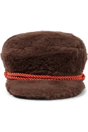 Mini Rodini Faux fur baker boy hat