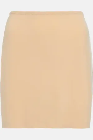 Norma Kamali High-rise miniskirt