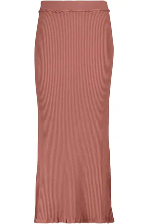 Altuzarra Ribbed-knit midi skirt