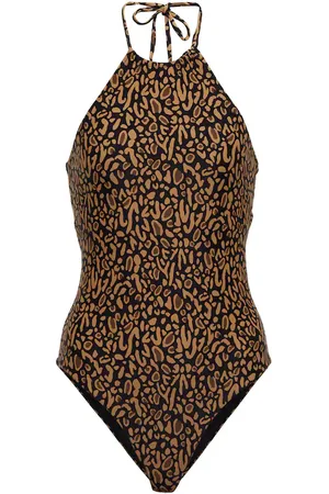 Nanushka Daylin leopard-print swimsuit