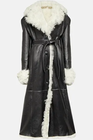 MAGDA BUTRYM Shearling-lined leather coat