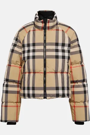 Burberry Check puffer jacket