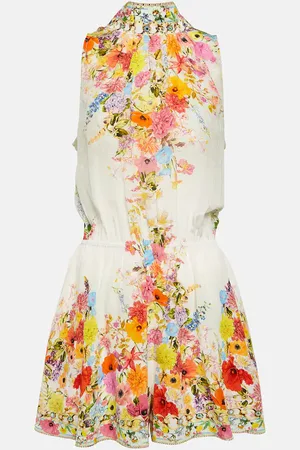 Camilla Sunlight Symphony silk playsuit