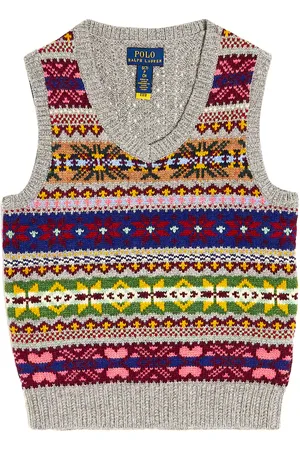 Ralph Lauren Fair Isle wool-blend vest