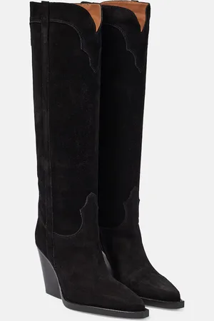 PARIS TEXAS El Dorado suede cowboy boots