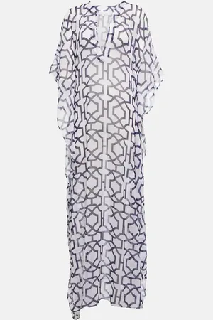 ALEXANDRA MIRO Roxanne printed chiffon kaftan