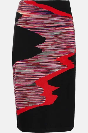 Missoni Space-dyed wool midi skirt