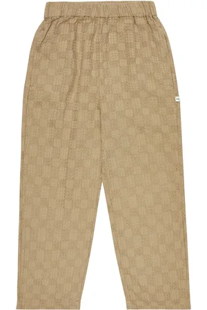 The New Society Waffle-knit cotton pants