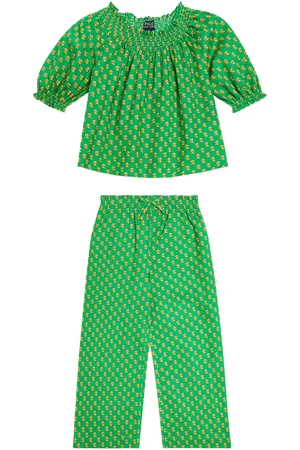 Ralph Lauren Floral cotton top and pants set