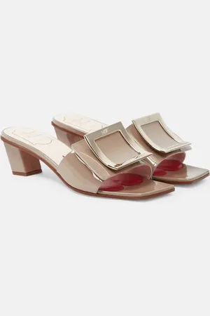 Roger Vivier Love Vivier patent leather sandals