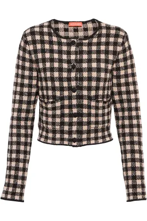 Altuzarra Flicker checked cardigan