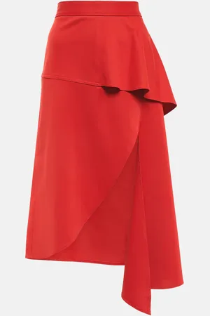 J.W.Anderson Asymmetric peplum midi skirt