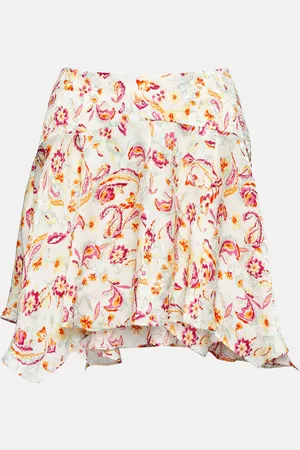 Isabel Marant Perrine silk-blend miniskirt