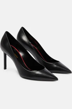 Saint Laurent Anja 85 leather pumps