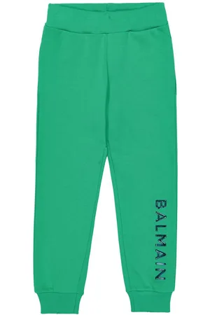 Balmain Logo cotton jersey sweatpants