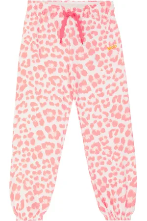 Molo Ammosa jaguar-print cotton sweatpants