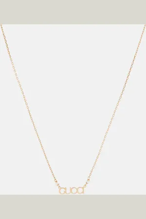Gucci Logo embellished necklace