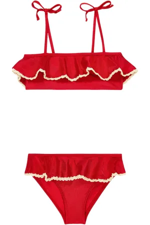 ZIMMERMANN Raie ruffle-trimmed bikini