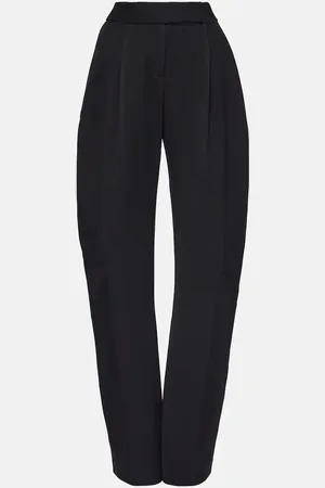 The Attico Wide-leg satin pants