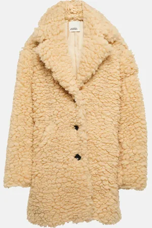 Isabel Marant Sabrinega faux shearling coat