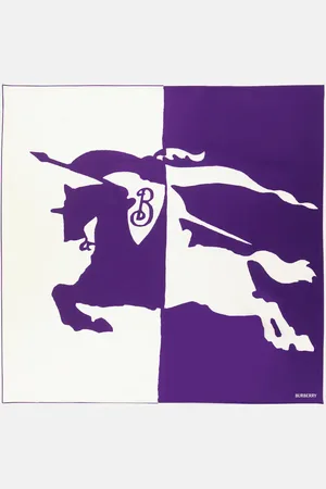 Burberry EKD printed silk scarf