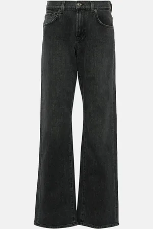 7 for all Mankind Tess high-rise wide-leg jeans