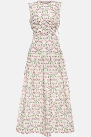 Agua by Agua Bendita OtoÃ±o Trebol floral midi dress