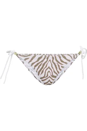 Heidi Klein St Tropez zebra-print bikini bottoms