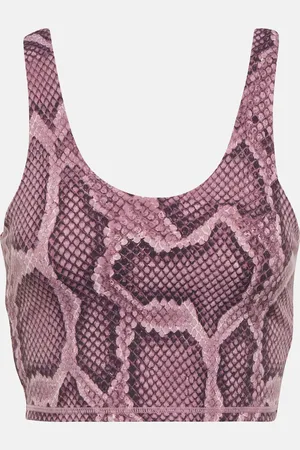 Varley Walker snake-print sports bra