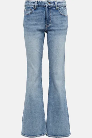 Ganni Mid-rise flared jeans