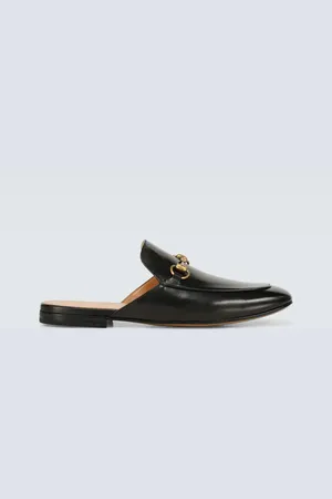 Gucci Leather Horsebit slippers