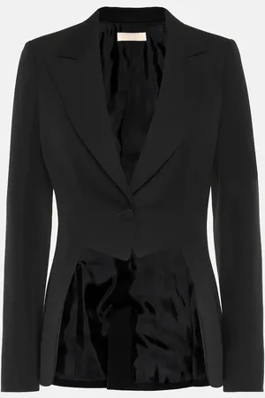 Alaïa AlaÃ¯a Wool-twill blazer