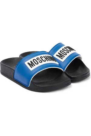 Moschino Logo rubber slides