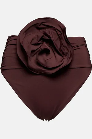 MAGDA BUTRYM Corsage high-rise bikini bottoms