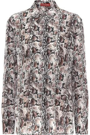 Altuzarra Chika snake-print silk blouse