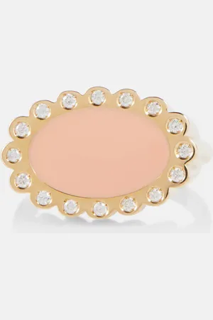 Aliita Margarita Brillante 18kt yellow gold ring with diamonds