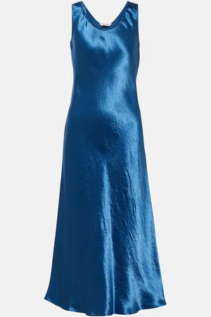 Max Mara Talete satin midi slip dress