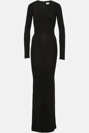 ALEX PERRY Asymmetric jersey maxi dress