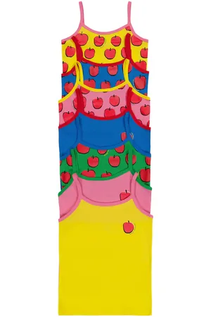 Stella McCartney Set of 7 printed cotton tank tops