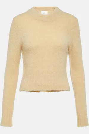 Ami Alpaca and wool-blend sweater