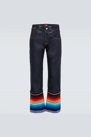 JUNYA WATANABE Striped jacquard straight jeans