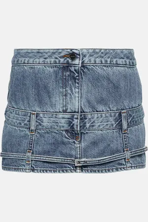 Jacquemus La Mini de NÃ®mes denim miniskirt