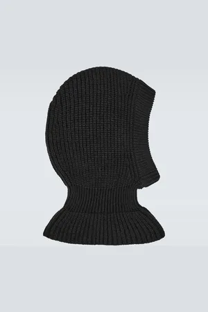LEMAIRE Ribbed-knit hood