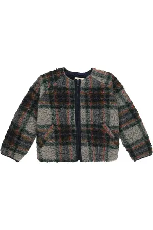 The New Society Danny checked wool-blend jacket
